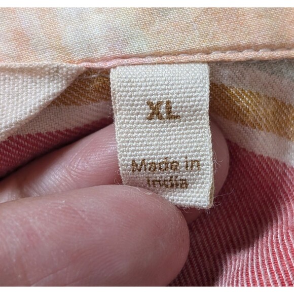 Soft Surroundings Size XL Descana Blouse Button Up Mixed Media Embellished - Picture 10 of 12